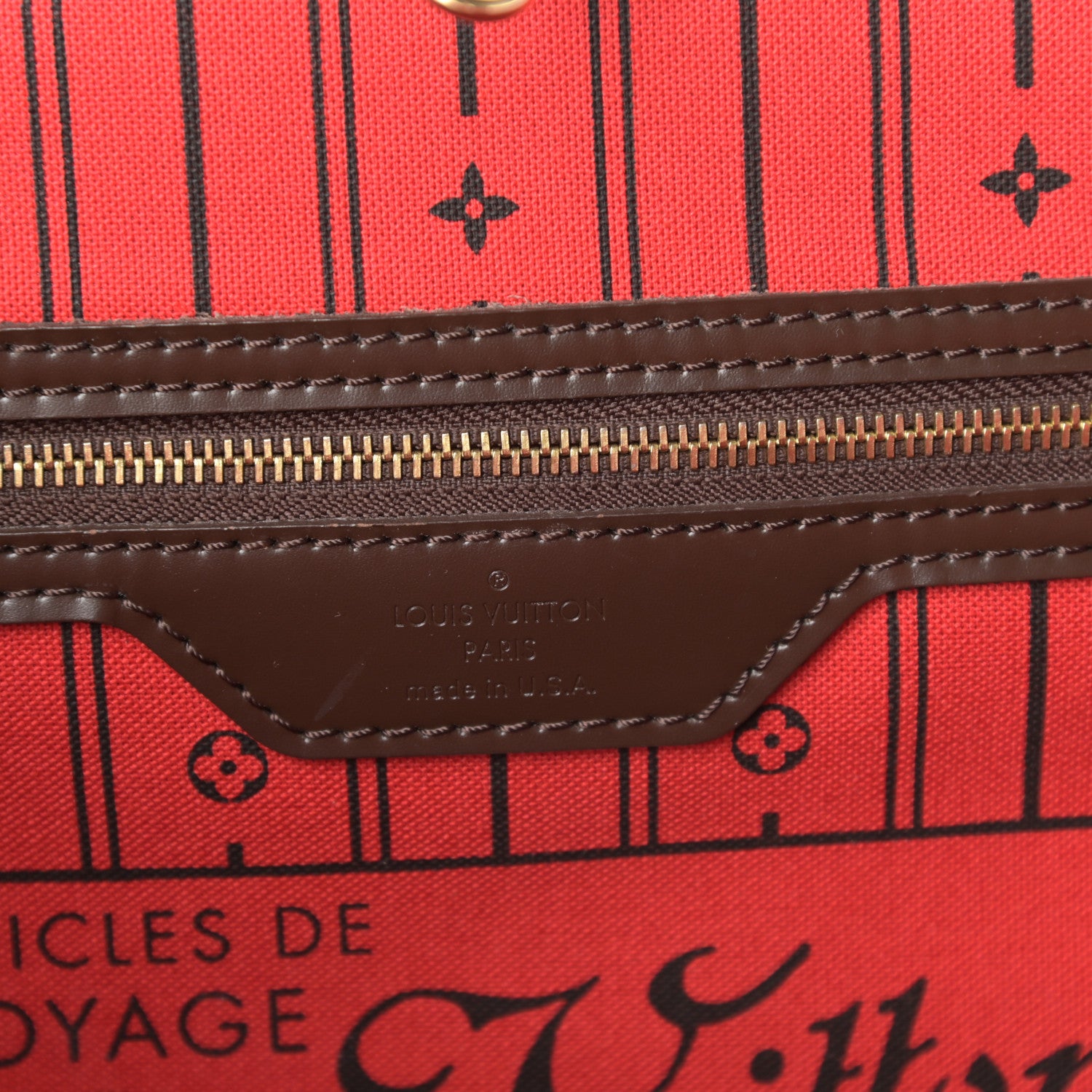 Louis Vuitton Damier Ebene Neverfull MM 5 of 9