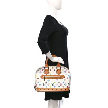 Louis Vuitton Monogram Multicolor Alma White 2 of 12