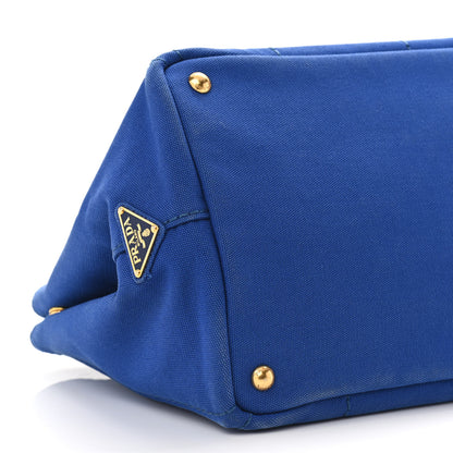 Prada Canapa Logo Tote Cobalto 9 of 13