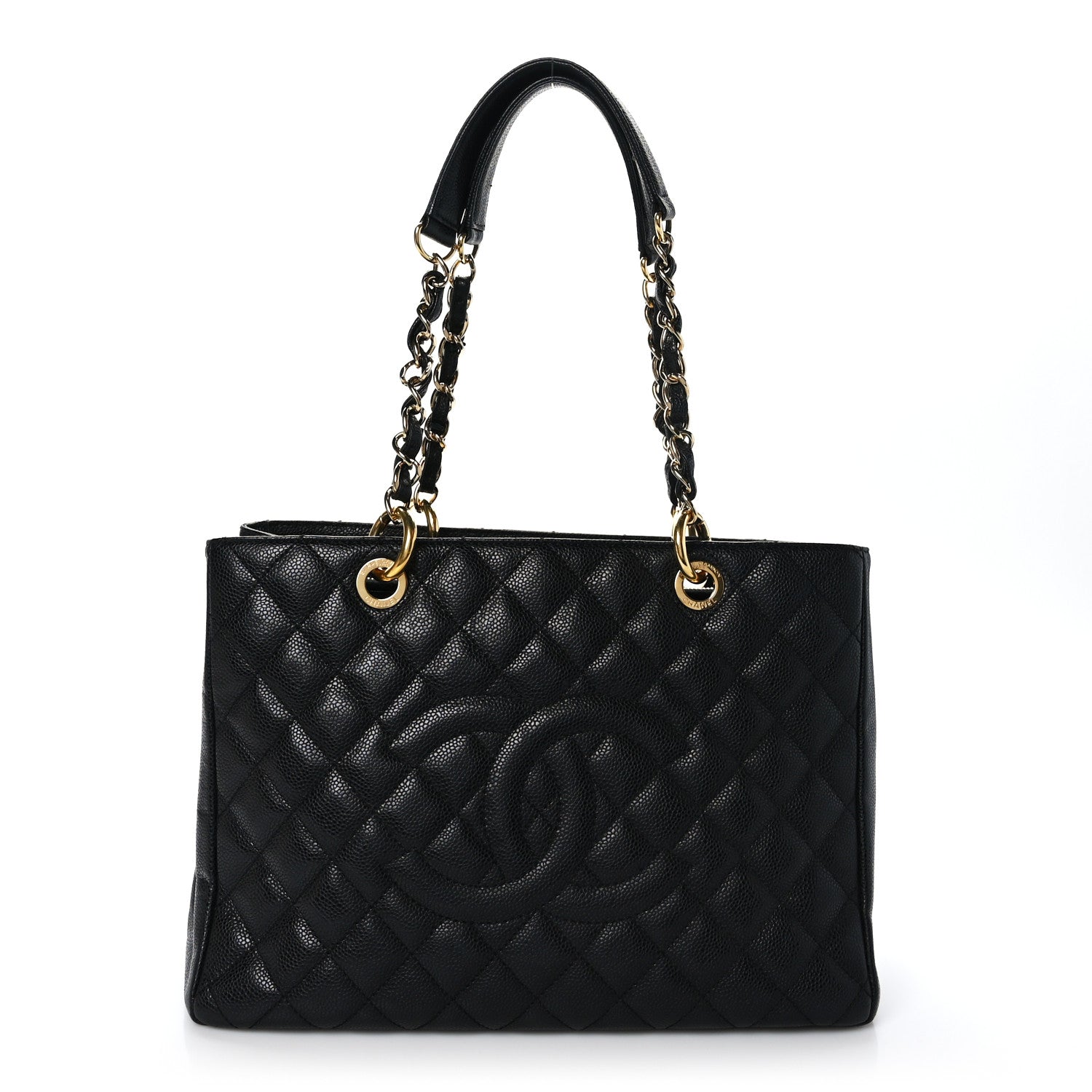 Chanel Caviar Quilted Grand Shopping Tote GST Black 1 of 12