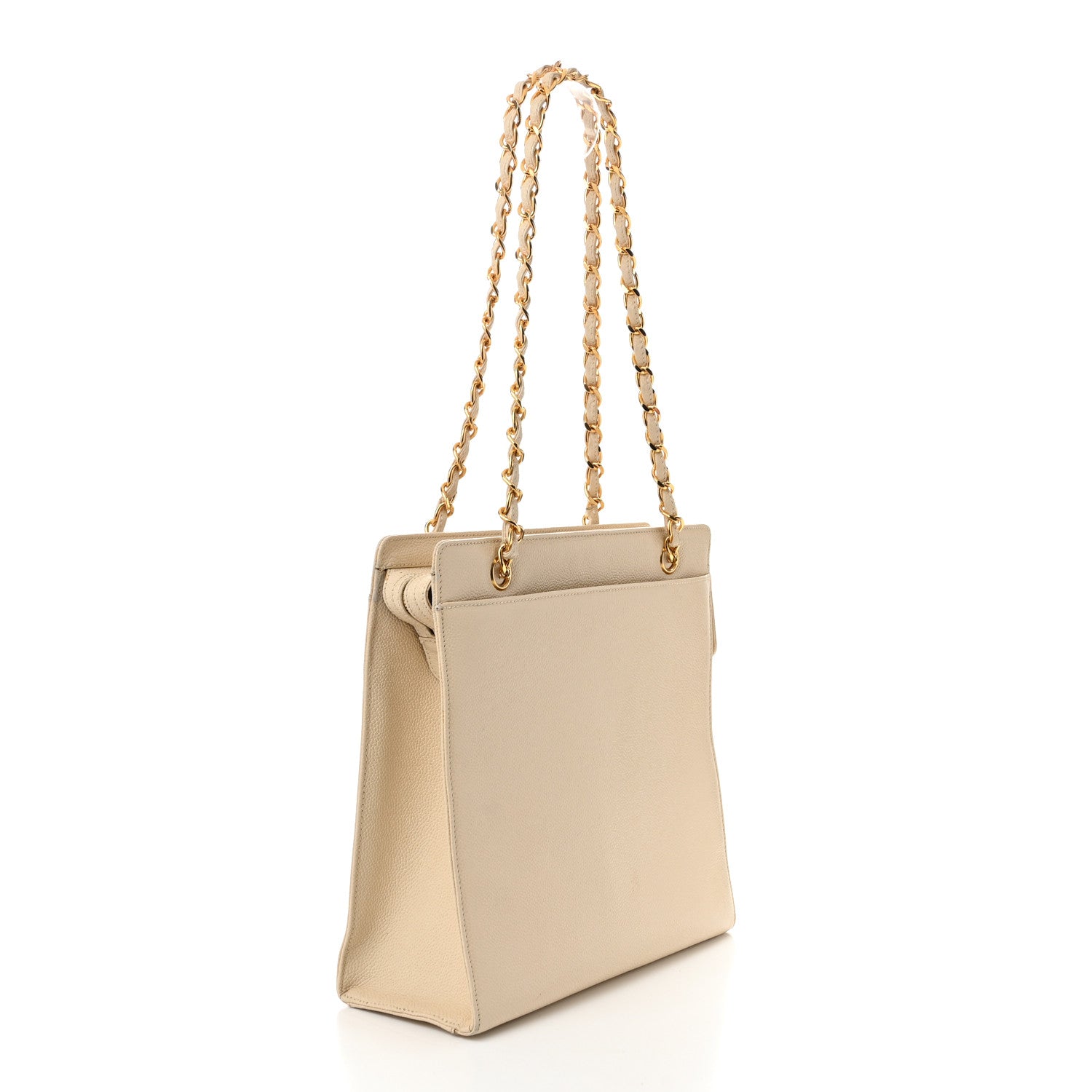 Chanel Caviar Shopping Tote Beige 3 of 16