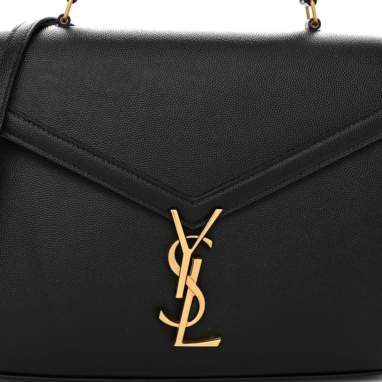Grain de Poudre Medium Classic Monogram Cassandra Top Handle Black Rouge Legion