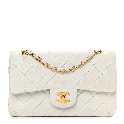 Chanel Lambskin Quilted Small Double Flap White 1 of 25