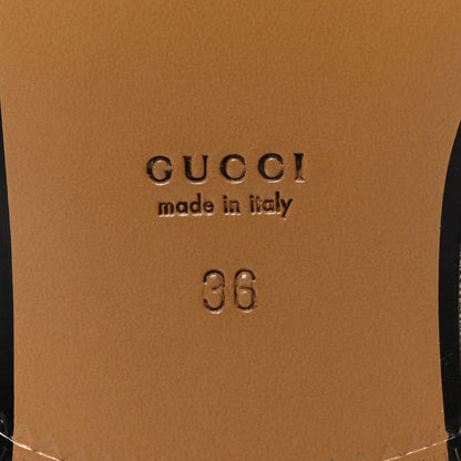Gucci Nappa Silk Womens Princetown Mules 36 Rame 8 of 11