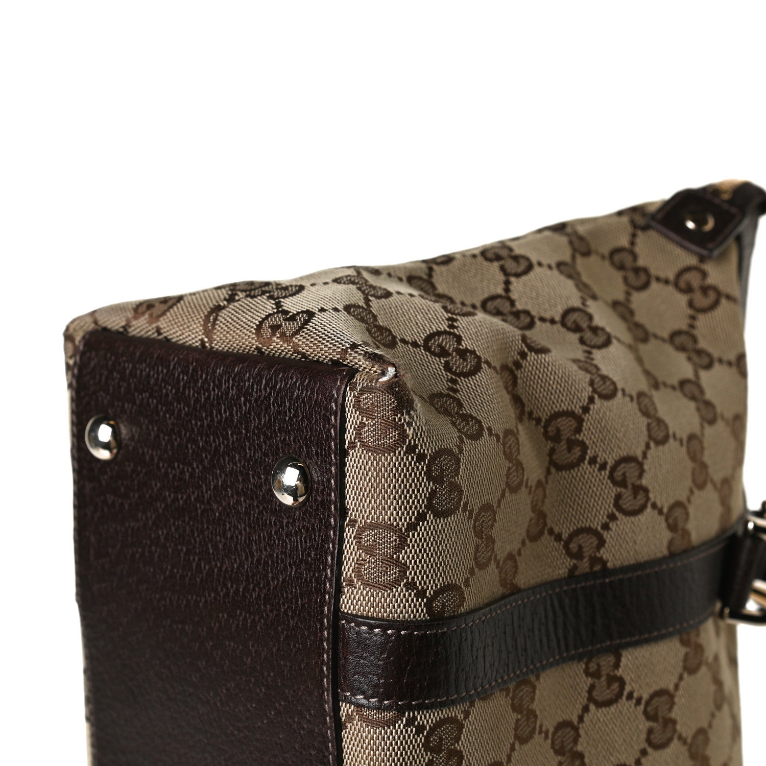 Gucci Monogram Medium Abbey Tote Dark Brown 19 of 20