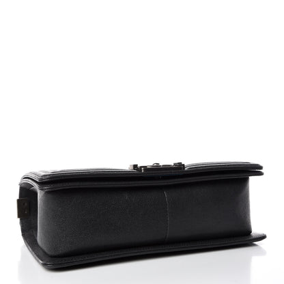 Chanel Caviar Quilted Medium Boy Flap Charcoal 4 of 9