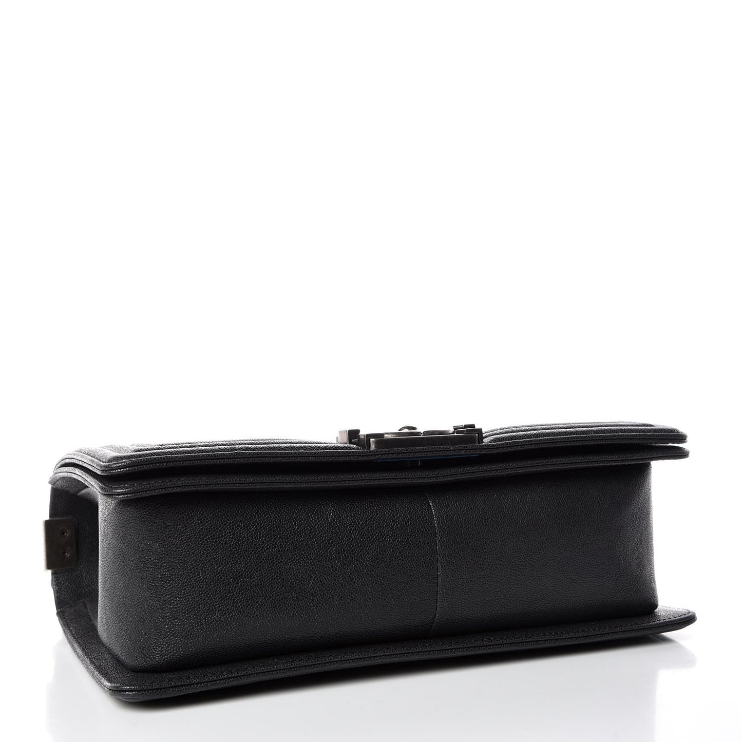 Caviar Quilted Medium Boy Flap Charcoal
