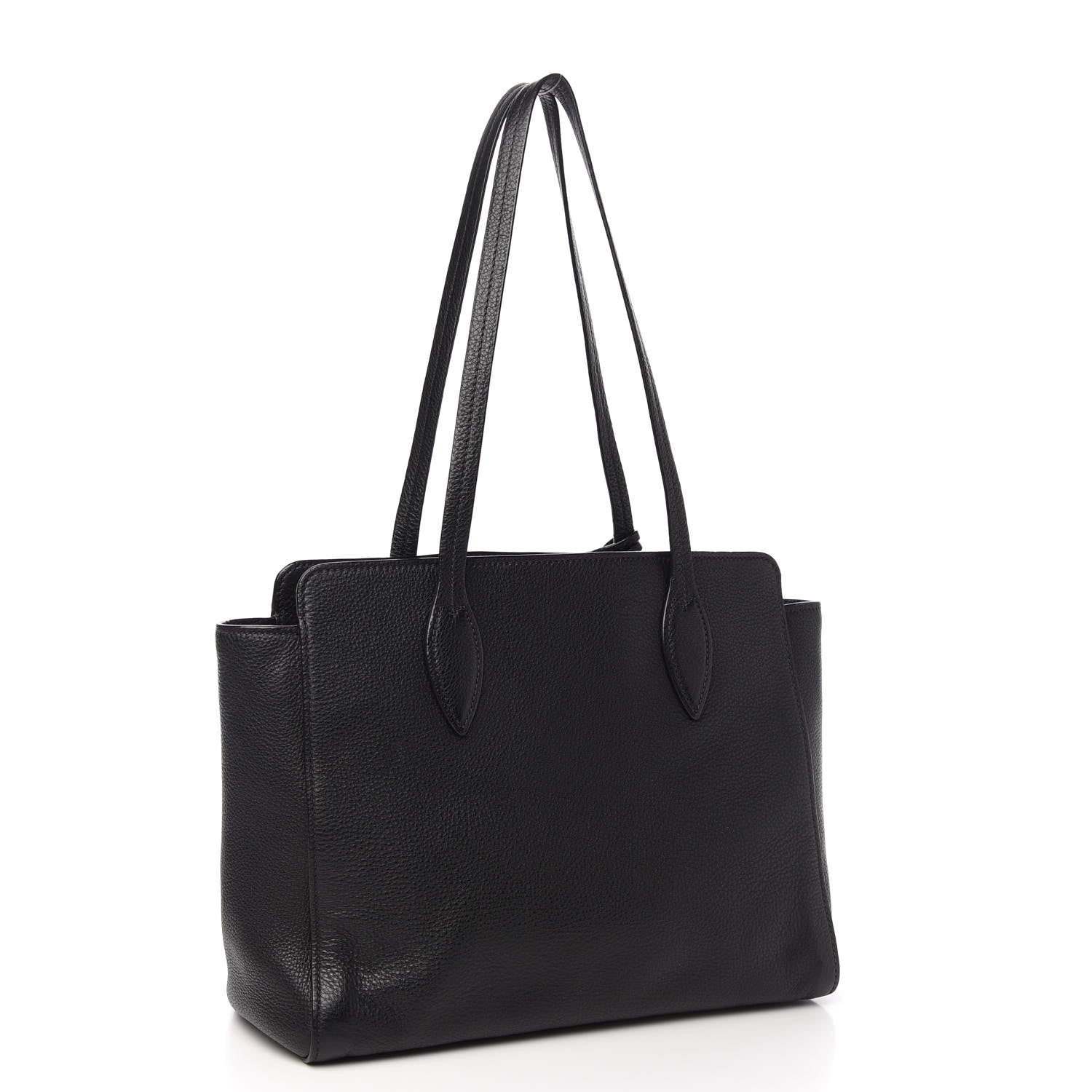 Prada Vitello Phenix Tote Black 2 of 9