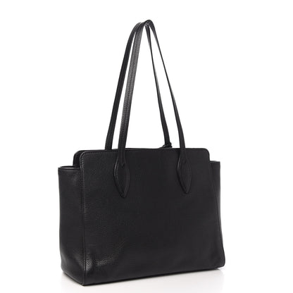 Prada Vitello Phenix Tote Black 2 of 9