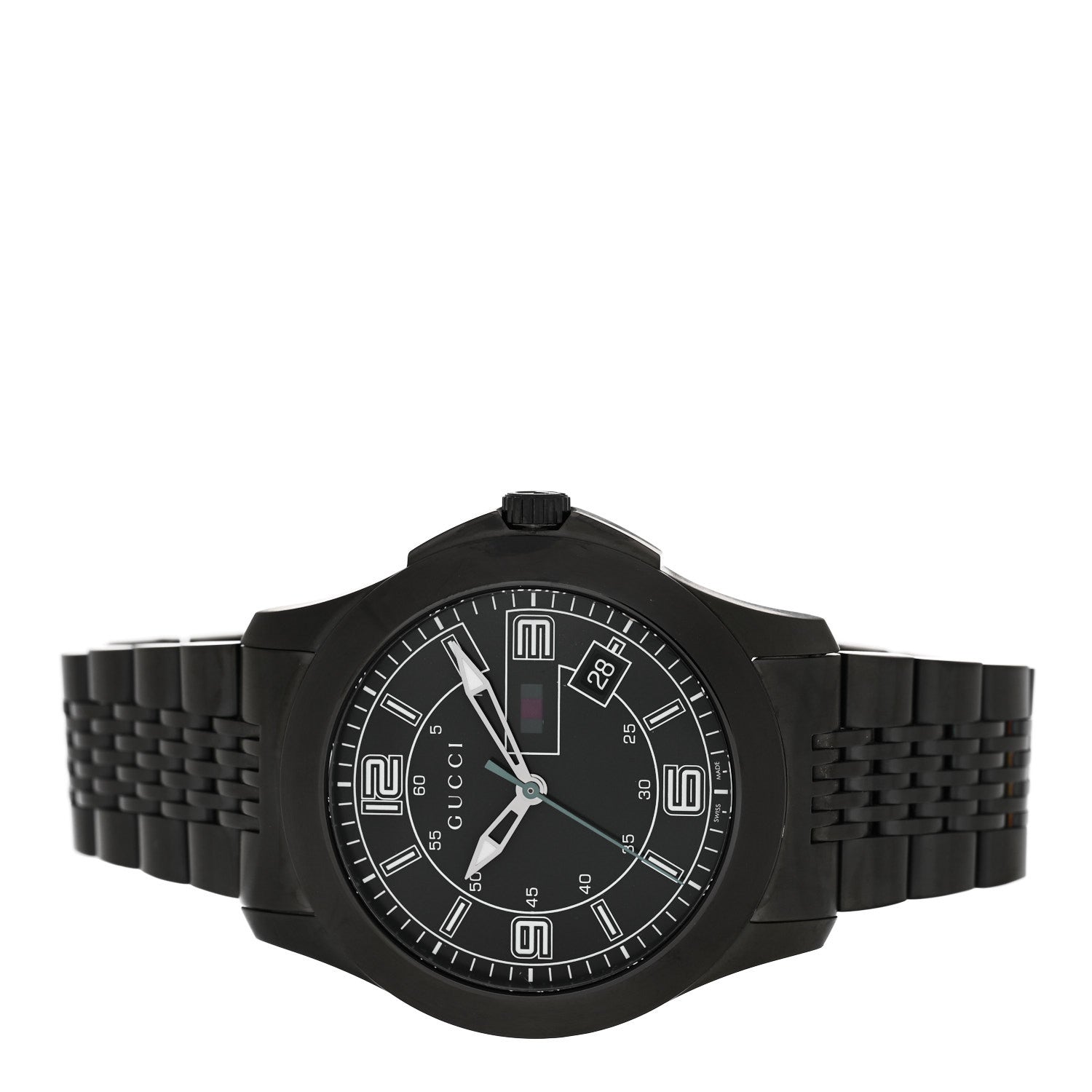 Gucci PVD Stainless Steel 44mm G-Timeless Quartz Watch Black 2 of 4