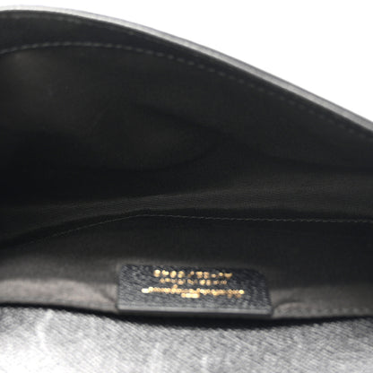 Salvatore Ferragamo Hammered Calfskin Vara Bow Mini Bag Black 5 of 9