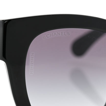 Chanel Acetate Square CC Heart Sunglasses 5478-A Black 7 of 7