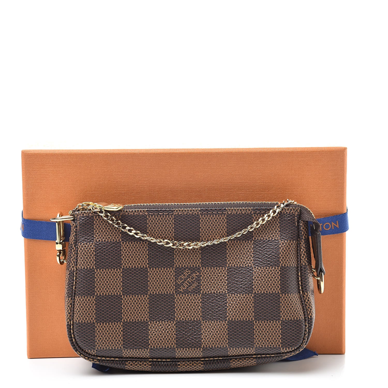 Louis Vuitton Damier Ebene Mini Pochette Accessories 8 of 8