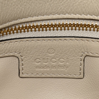 Gucci Roxy Calfskin Blondie Chain Shoulder Flap Bag Mystic White 7 of 10