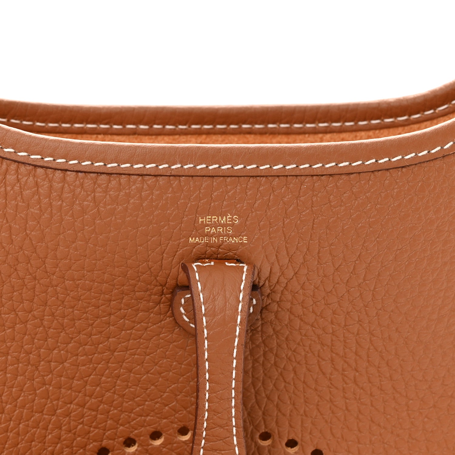 Hermes Taurillon Clemence Evelyne TPM Gold 6 of 11