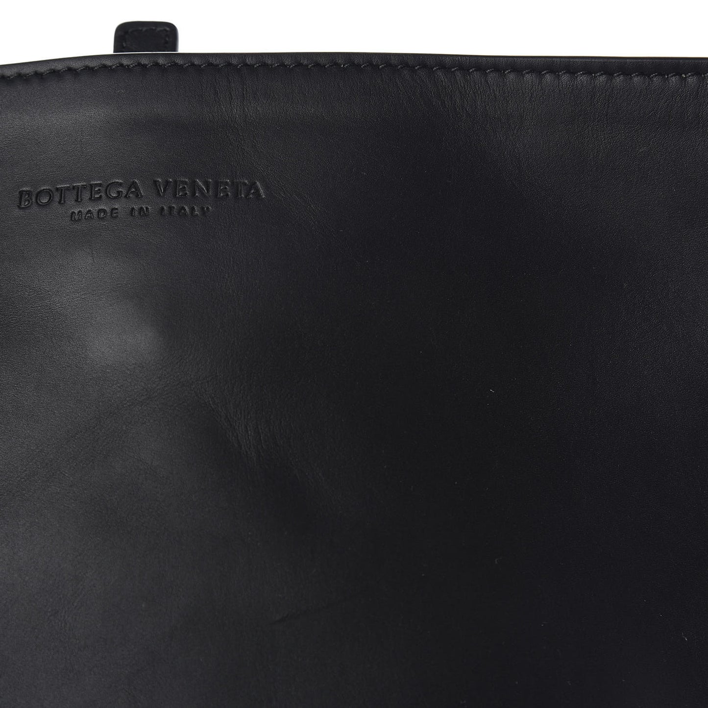 Smooth Matte Calfskin Bucket Bag Black
