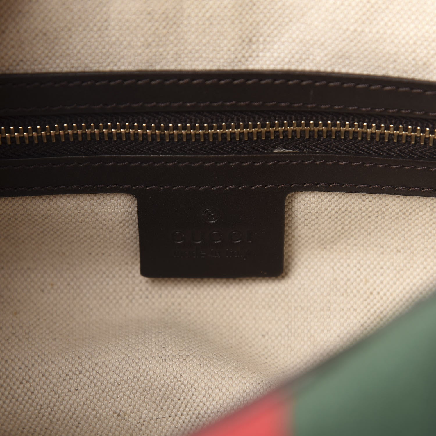Gucci Monogram Vintage Web Small Boston Dark Brown 12 of 14