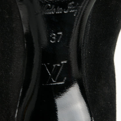 Louis Vuitton Monogram Suede Revival Ankle Boots 37 Black 6 of 7