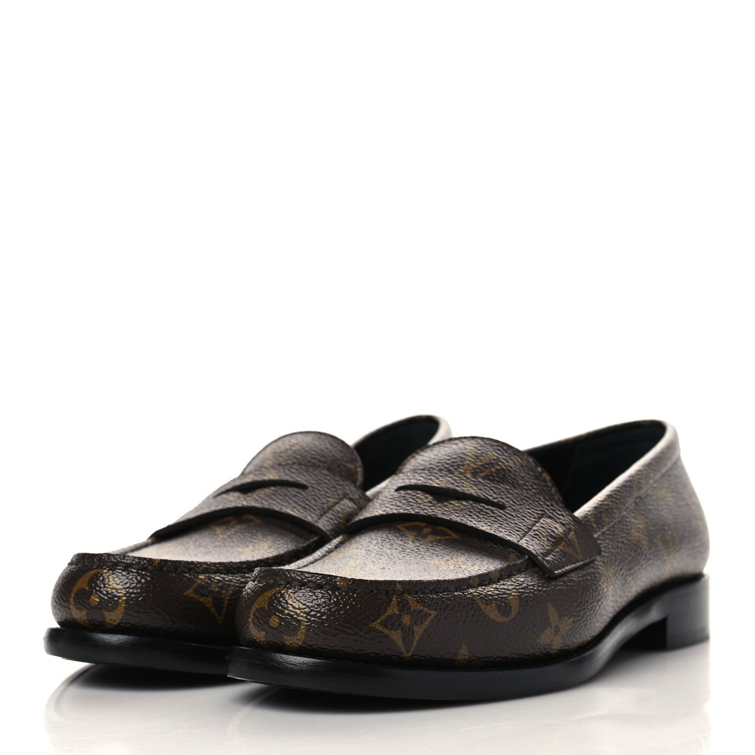 Louis Vuitton Monogram Chess Flat Loafer 38.5 3 of 8