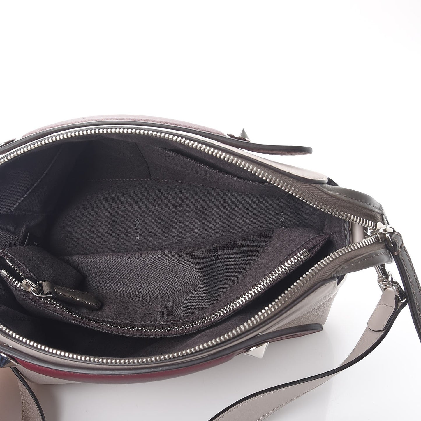 Vitello Dolce 4 Color Medium By The Way Boston Bag Grigio Polvere Arancio Multicolor