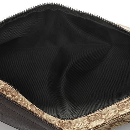 Gucci GG Monogram Double Pocket Belt Bag Dark Brown 5 of 6