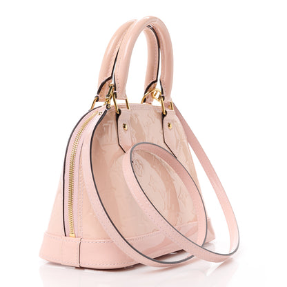 Louis Vuitton LOUIS VUITTON Vernis Alma BB Rose Ballerine 3 of 12