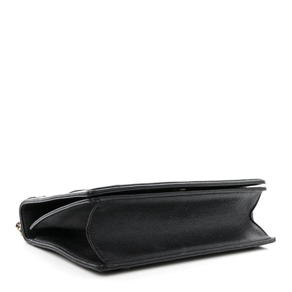 Christian Dior Grained Calfskin Medium Diorama Flap Bag Black 4 of 11