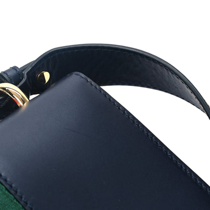 Gucci Calfskin Small Sylvie Shoulder Bag Blue Agata 13 of 13