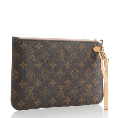 Louis Vuitton Monogram Neverfull MM GM Pochette Rose Ballerine 3 of 7
