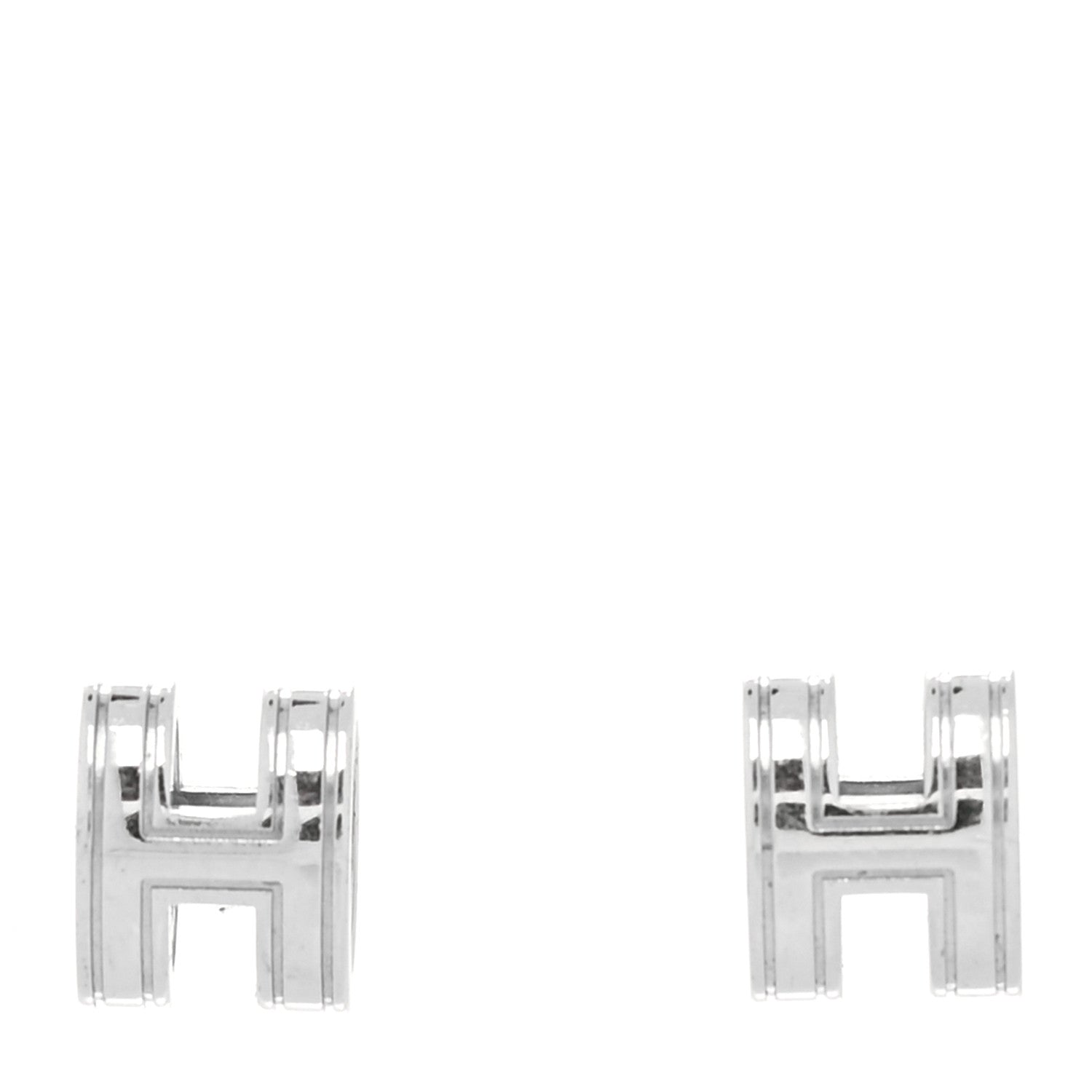 Hermes Palladium Pop H Earrings 1 of 4