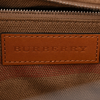 Burberry Grainy Calfskin House Check Small Maidstone Saddle Brown 6 of 24