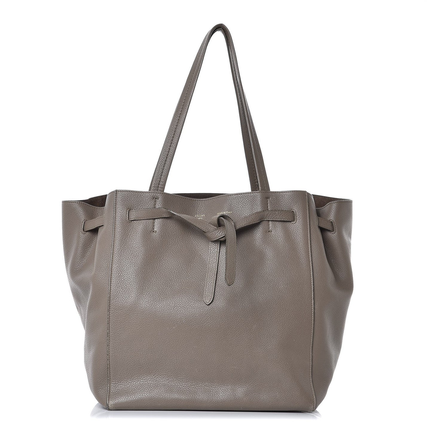 Soft Grained Calfskin Small Belt Cabas Phantom Taupe