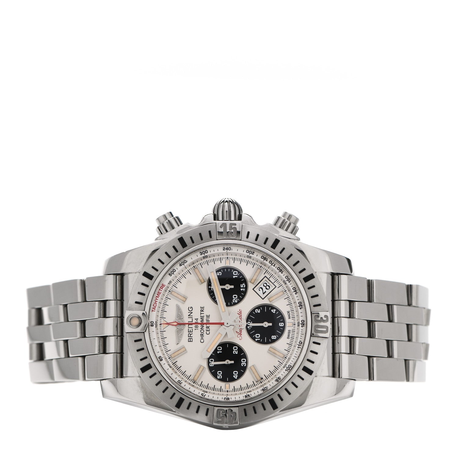 Breitling Stainless Steel 44mm Chronomat Airborne Automatic Watch Ivory AB0115 2 of 5