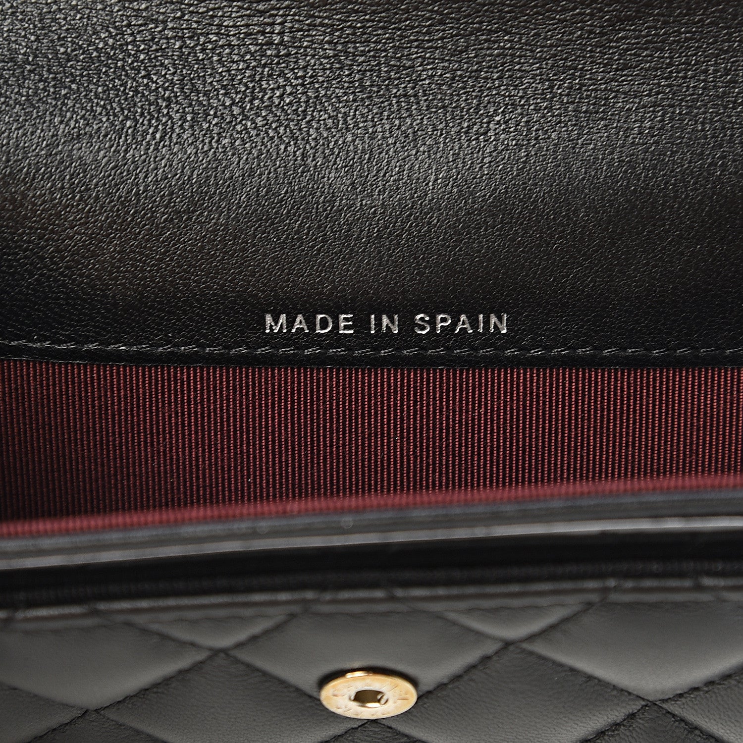 Chanel Lambskin Quilted Flap Card Holder Black 6 of 9