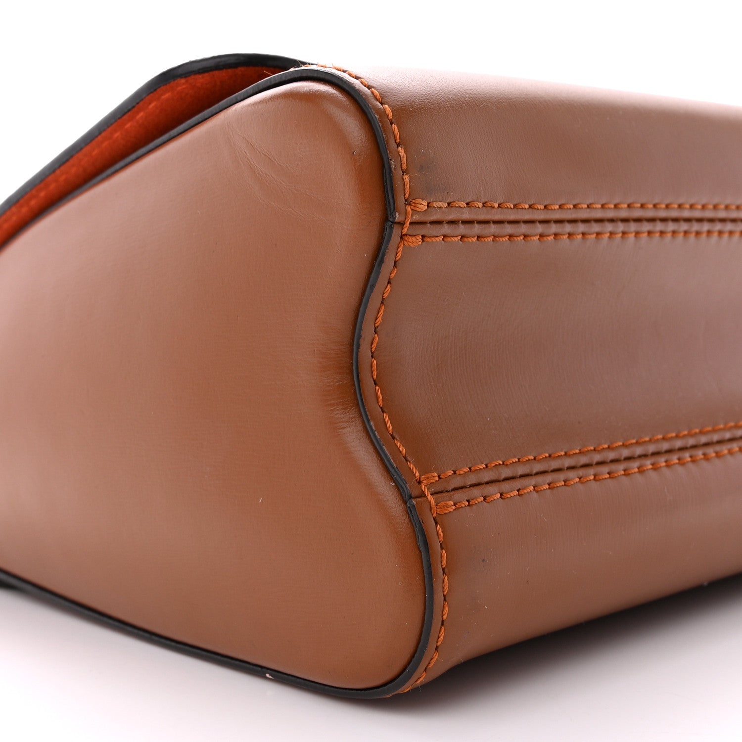 Louis Vuitton Calfskin Catogram Twist Shoulder Bag MM Marron 8 of 15