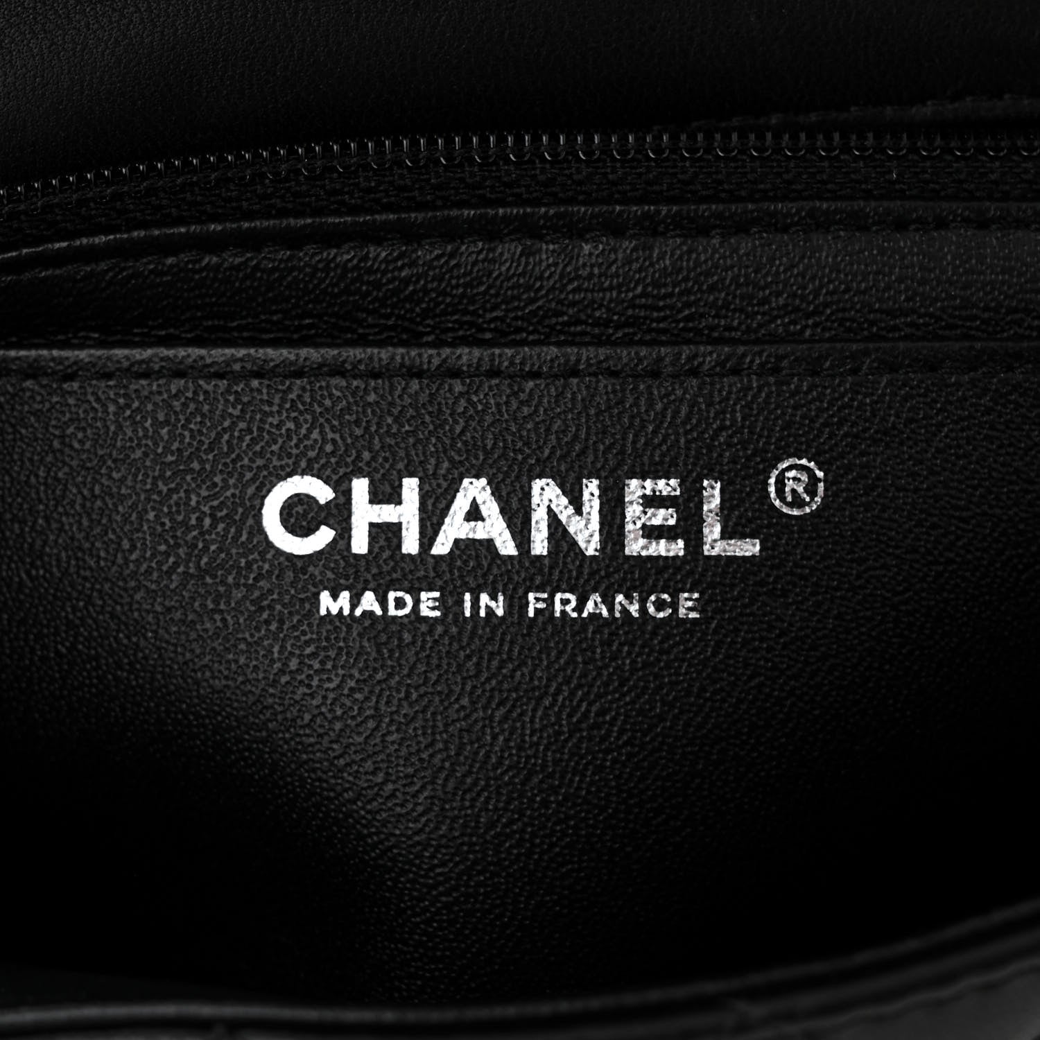 Chanel Lambskin Quilted Mini Rectangular Flap Black 6 of 10