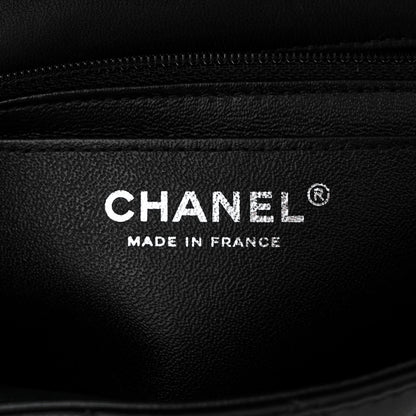Chanel Lambskin Quilted Mini Rectangular Flap Black 6 of 10