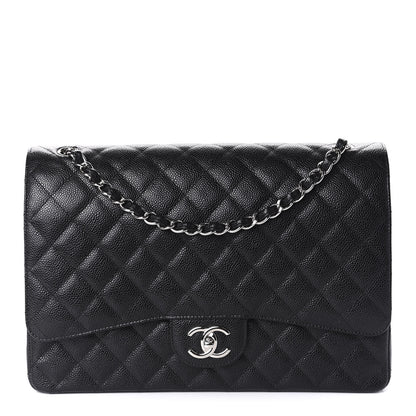 Chanel Caviar Quilted Maxi Double Flap Black 1 of 12