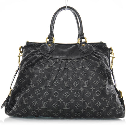 Louis Vuitton Denim Neo Cabby MM Black 1 of 8