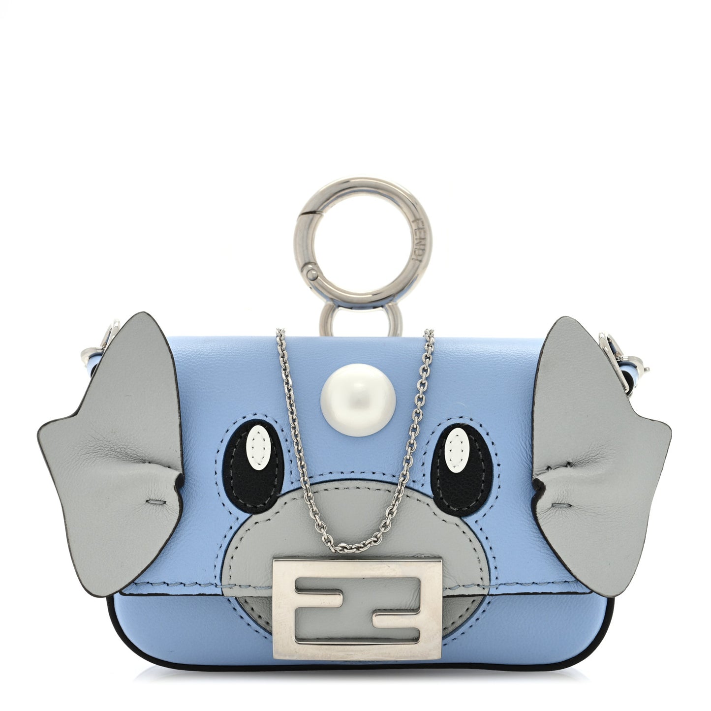 X FRGMT X POKEMON Nappa Pokemon Inlay Nano Maxi Buckle Baguette Charm Placid Blue Multicolor