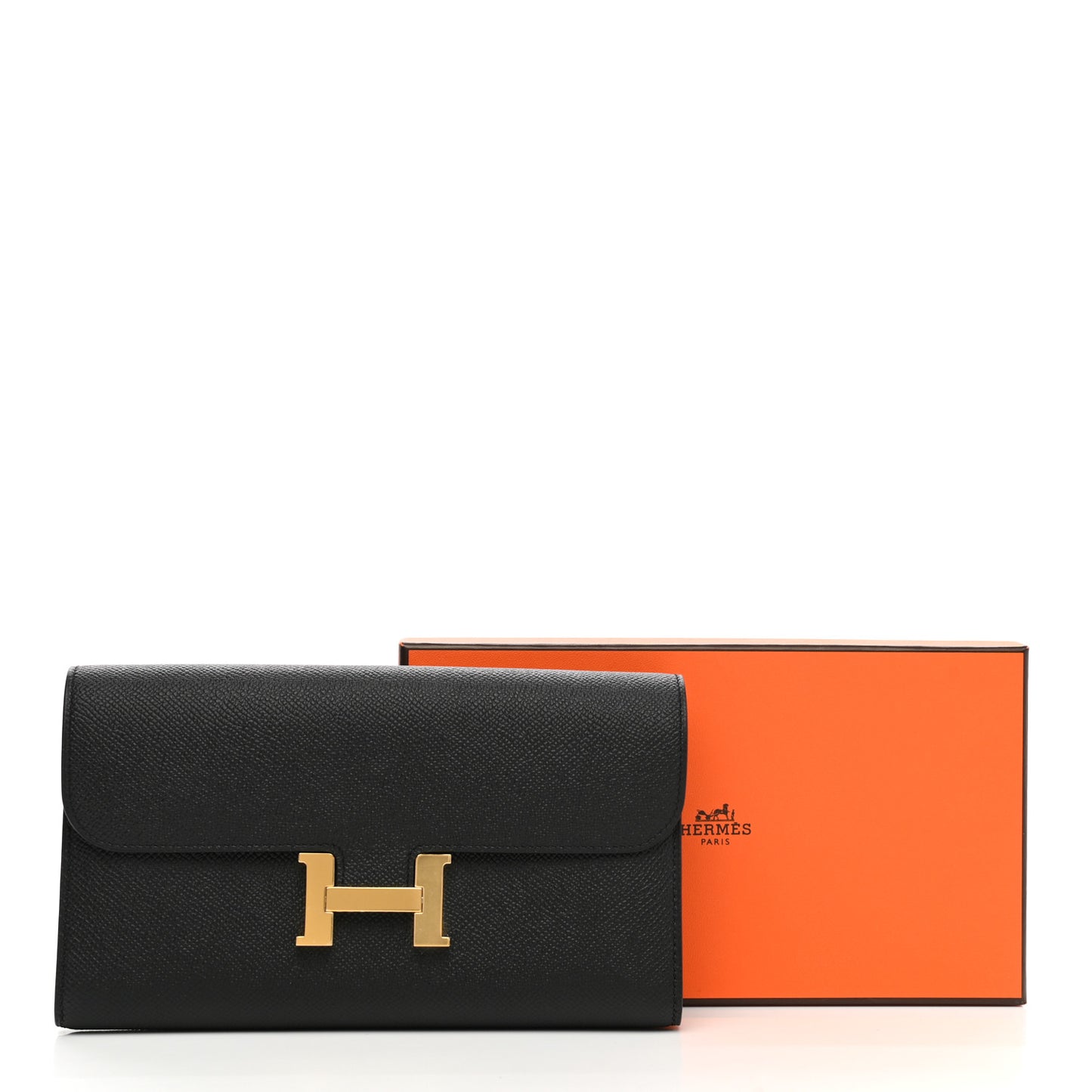 Epsom Constance Long Wallet Black
