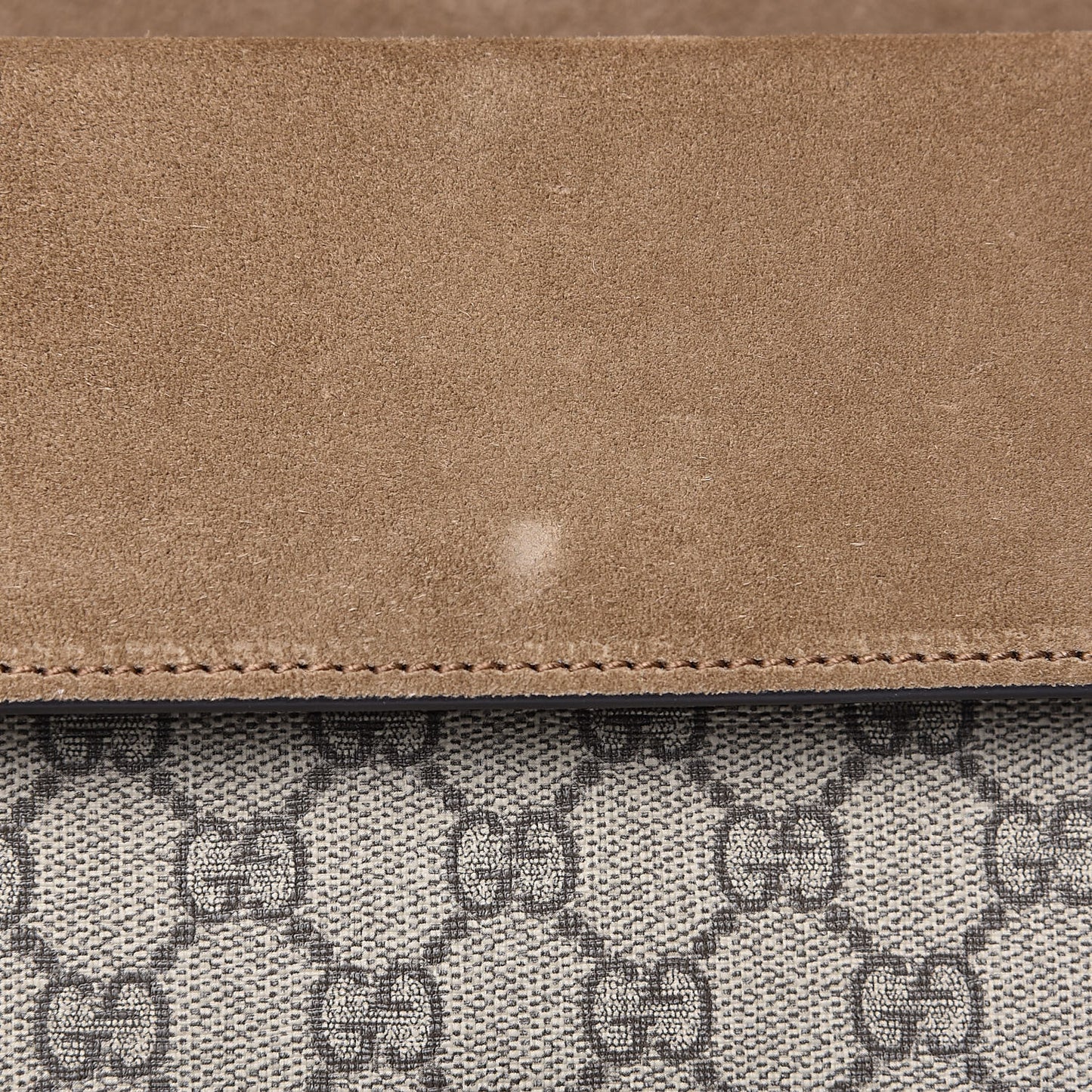 GG Supreme Monogram Small Dionysus Shoulder Bag Taupe