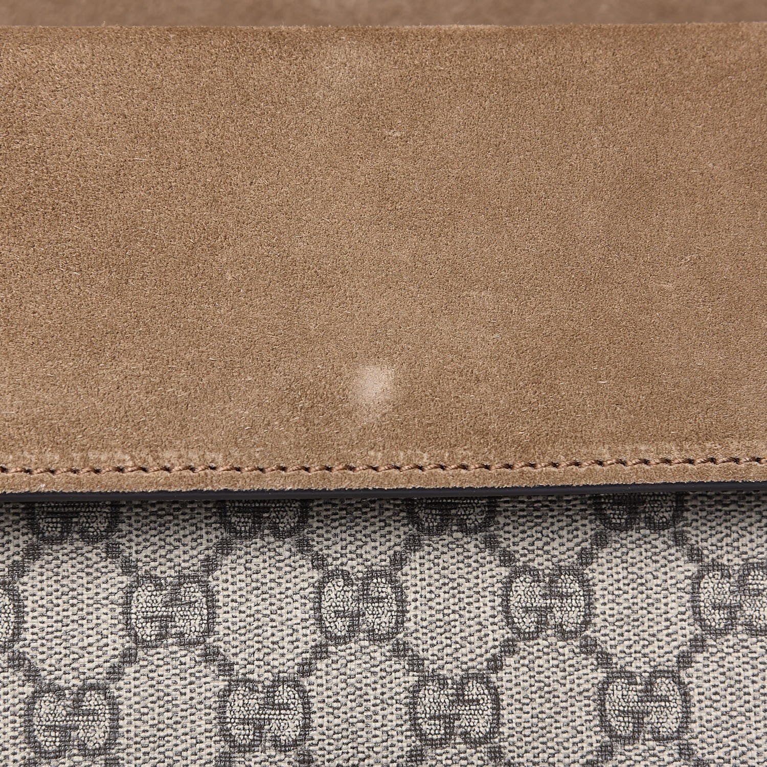 Gucci GG Supreme Monogram Small Dionysus Shoulder Bag Taupe 9 of 14