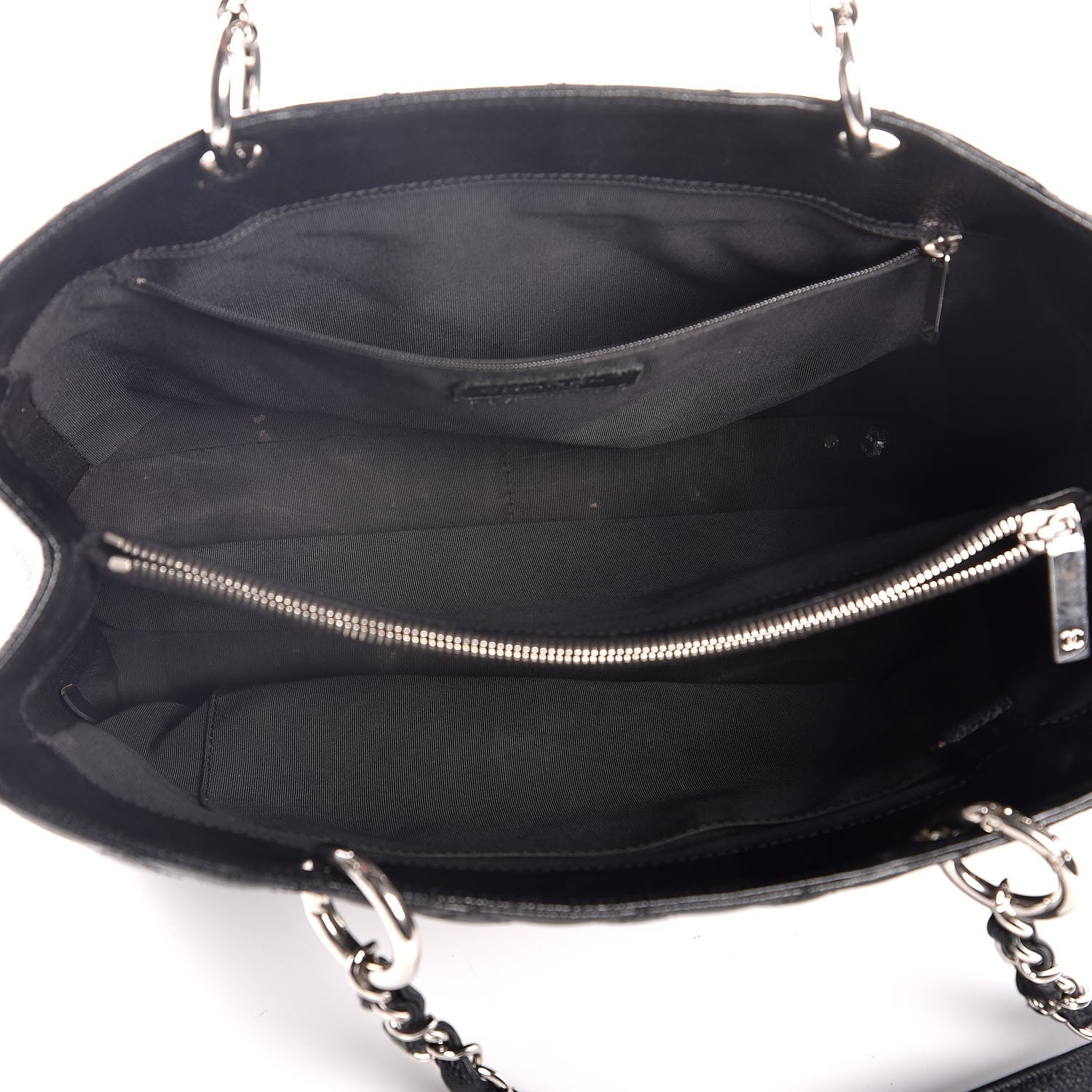 Chanel Caviar Quilted Grand Shopping Tote GST Black 5 of 10