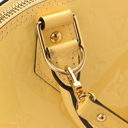 Louis Vuitton Vernis Alma BB Citrine 10 of 10