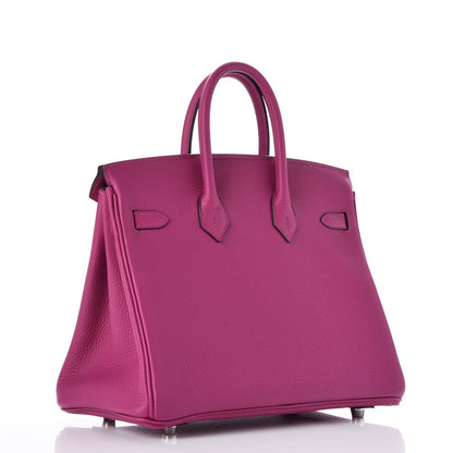 Hermes Togo Birkin 25 Rose Pourpre 3 of 37
