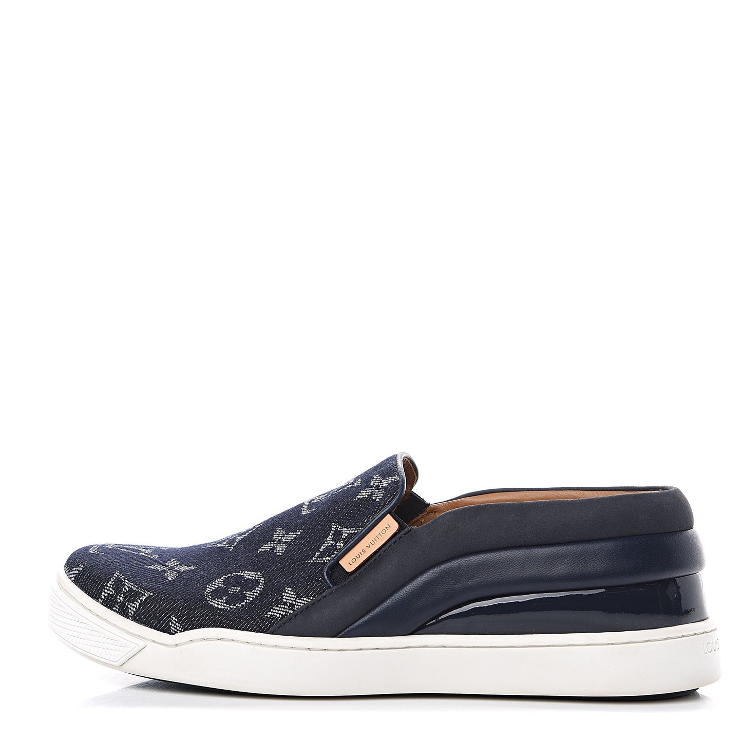 Denim Monogram Tempo Sneakers 36 Blue