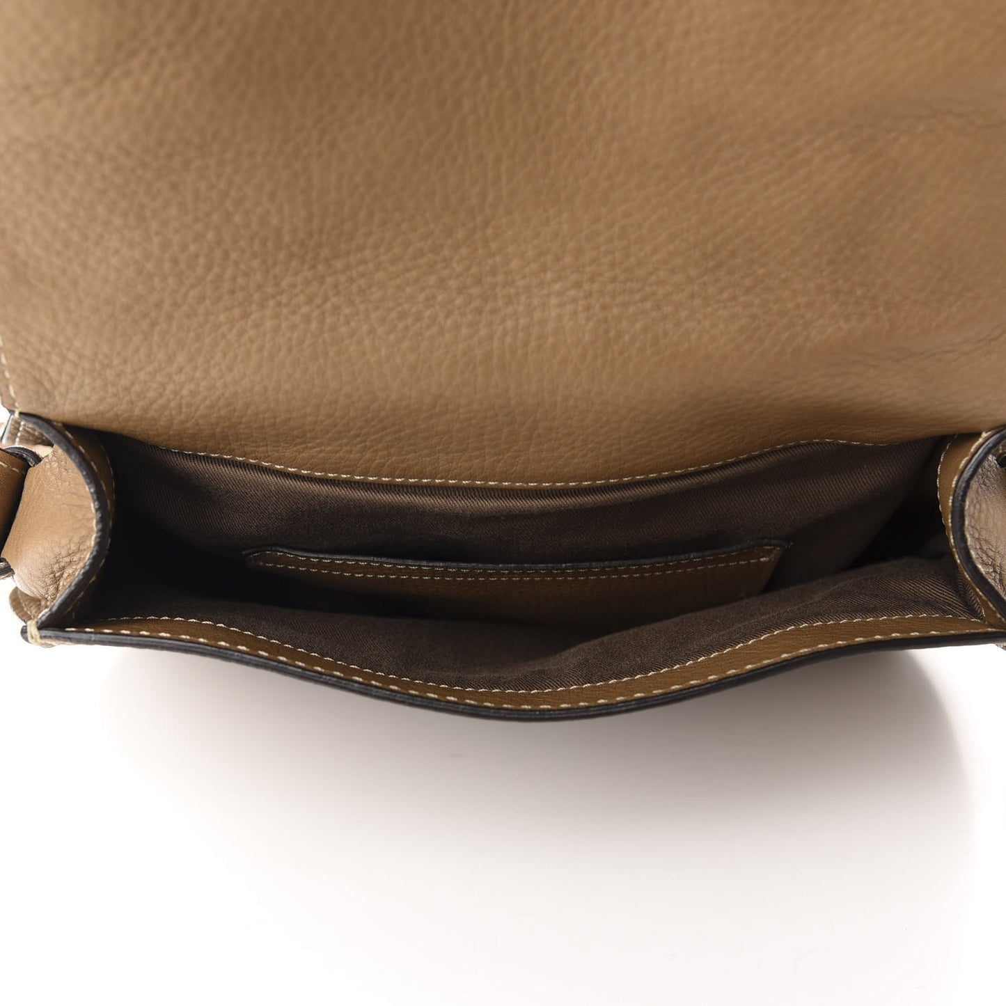 Calfskin Medium Marcie Round Crossbody Bag Nut