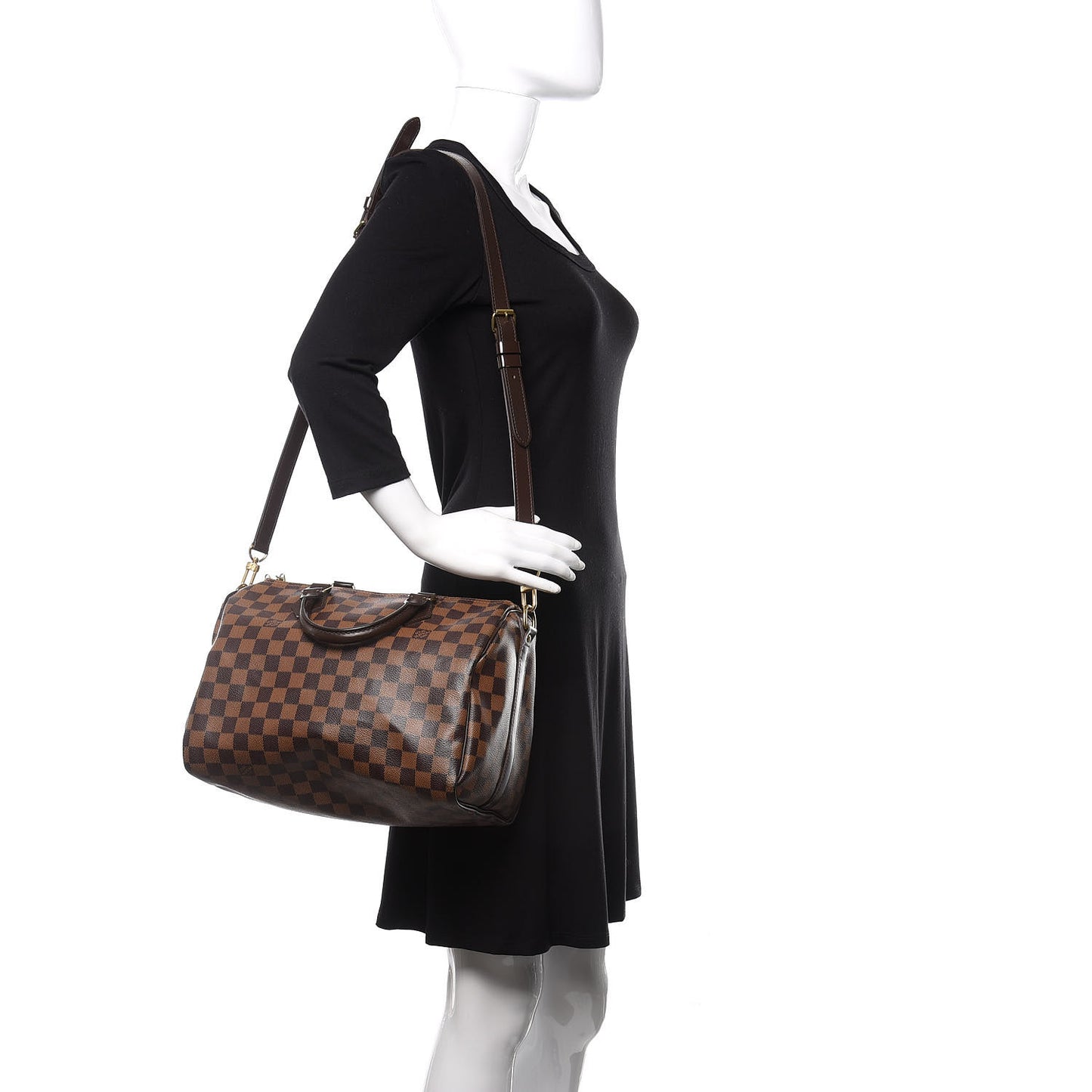 Damier Ebene Speedy Bandouliere 30