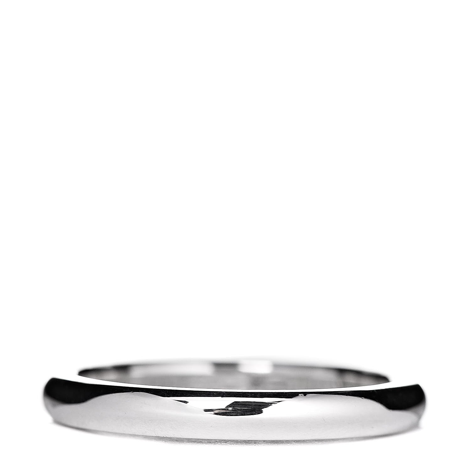 Tiffany Sterling Silver Diamond Elsa Peretti Band Ring 56 7.5 3 of 5